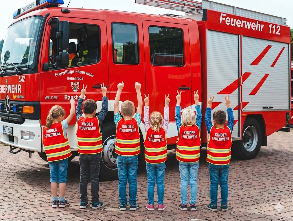 Spaß und Lernen in der Kinderfeuerwehr